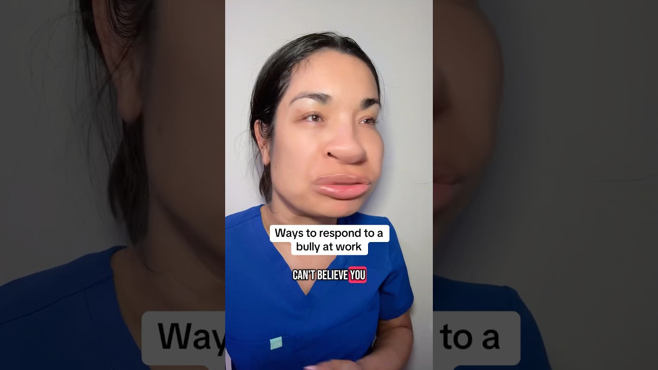 How to respond to a bully at work. Responses inspired by 