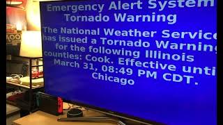(Xfinity) EAS TORNADO WARNING ON TV! (3/31/2023) EAS #215