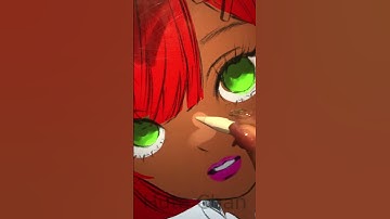 Draw REM ZERO - Random color picker with PIXEL noise #shorts