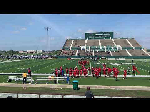 2023 spring football game Leflore County vs Rosa Fort high school ms