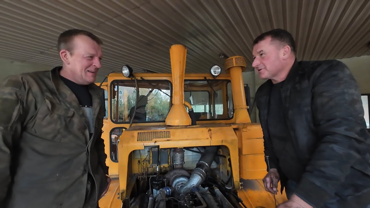 Projekt Kirowiec K-700A Próba uruchomienia silnika V8 15 litrów po remoncie