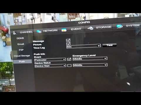 VSS How to configure Push notification DVR