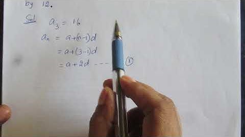 10th - Class Maths, Arithmetic Progression, Exercise - 5.2, Q 16 NCERT (English)