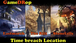 Psijic Order Time breach 🌄 Map Location Eastmarch / The Rift / Stonefalls