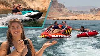 Family Trip To Lake Powell Tubing Fails And Huge Gainers Shredding Seadoos