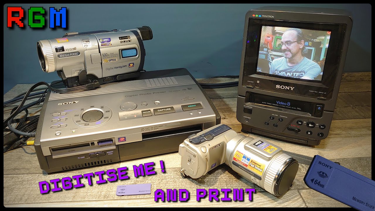 THE SONY VIDEO DIGITISER AND PRINTER DPP-MS300E from 1999 - YouTube