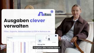 Ausgabenverwaltung in Nahaus.de | Filter, Exporte, Nebenkosten & EÜR einfach erklärt