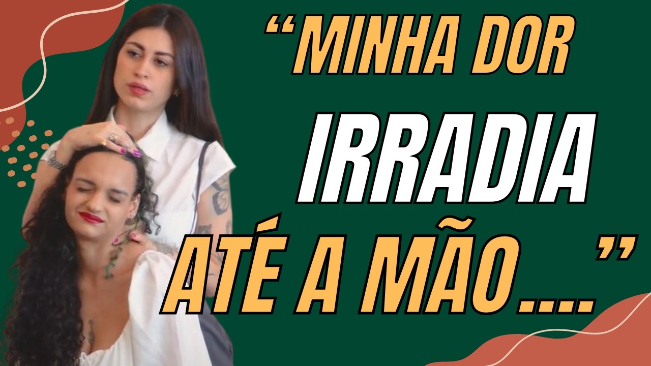 PACIENTE COM BASTANTE DOR NA CONSULTA DE QUIROPRAXIA - SERÁ QUE ALIVIOU?