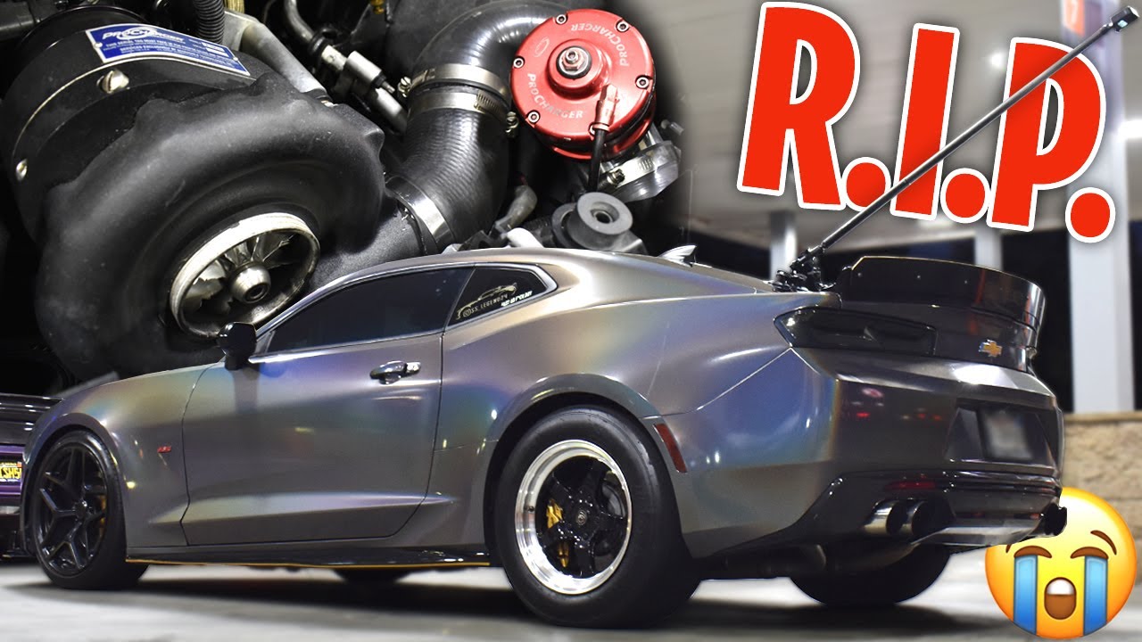 700HP Camaro SS DESTROYS Procharger on Camera?! 😭