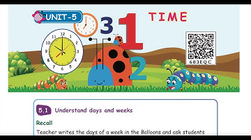 TIME -  PART 1 - UNIT 5 - TERM 1 - MATHS  -  4TH  STANDARD - ENGLISH  MEDIUM