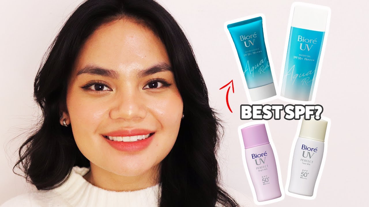 Testing Every Bioré Sunscreen | Which one should you buy? (IN DEPTH  ANALYSIS) - YouTube