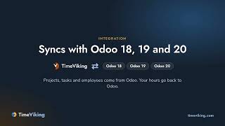 TimeViking demo: Odoo timesheets the fast way (Odoo 18, 19, 20)