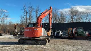 218401 Hitachi ZX135US-6 Excavator MCGREW AUCTION - YouTube