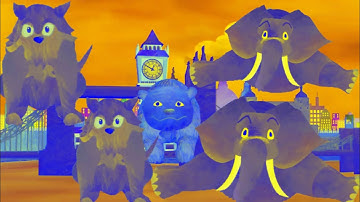 HICKORY DICKORY DOCK-RANDOM COLOR EFFECTS//FOUR ANIMALS IN THE CLOCK EFFECTS