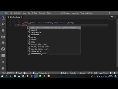 APPRENDRE LA BLOCKCHAIN PAR LA PRATIQUE #3 CRÉER NOTRE  CLASSE AVEC PYTHON | Xarala