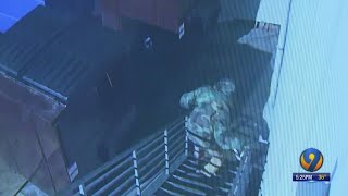 Surveillance video shows pair breaking into, robbing Kannapolis business