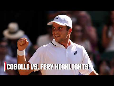 Quarterfinal: Flavio Cobolli vs. Arthur Fery | Full Highlights | 2026 Wimbledon