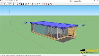 برش موضوع سه بعدی  Section Plane در نرم افزار اسکچاپ 2018 (2018 SketchUp )