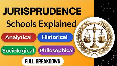 Jurisprudence 101: Complete Breakdown | All Schools Explained | Full Lecture. #legalexploration.