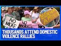 Thousands attend domestic violence rallies across australia  10 news first