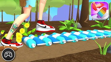 ASMR Tippy Toe - Gameplay Walkthrough Part 8 - Casual Game To Play (iOS, Android)