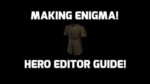 Diablo 2: Making Enigma Runeword from Scrath - Hero Editor guide.
