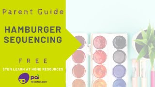 Parent Guide: Hamburger Sequencing | Pai Technology | STEM Toys