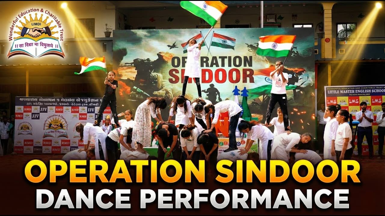 Operation Sindoor Dance | Jivan Jyot Vidhyalaya Limdi | Powerful Patriotic Dance