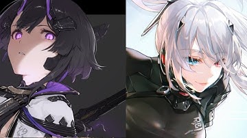 A little Game Montage Edit of Mine (Tsukoyomi and Kotachi, Aether Gazer)