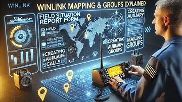 Winlink Session 03 - Winlink Mapping, Auxiliary Calls & Mailing Groups Simplified
