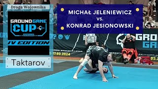 Michał JELENIEWICZ vs Konrad JESIONOWSKI - Ćwiercfinał OPEN NO-GI BIAŁY/NIEBIESKI | GROUND GAME CUP