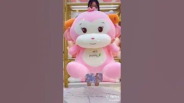 Pink Monkey Monkey Fyp Present Dolls Gift Toy 