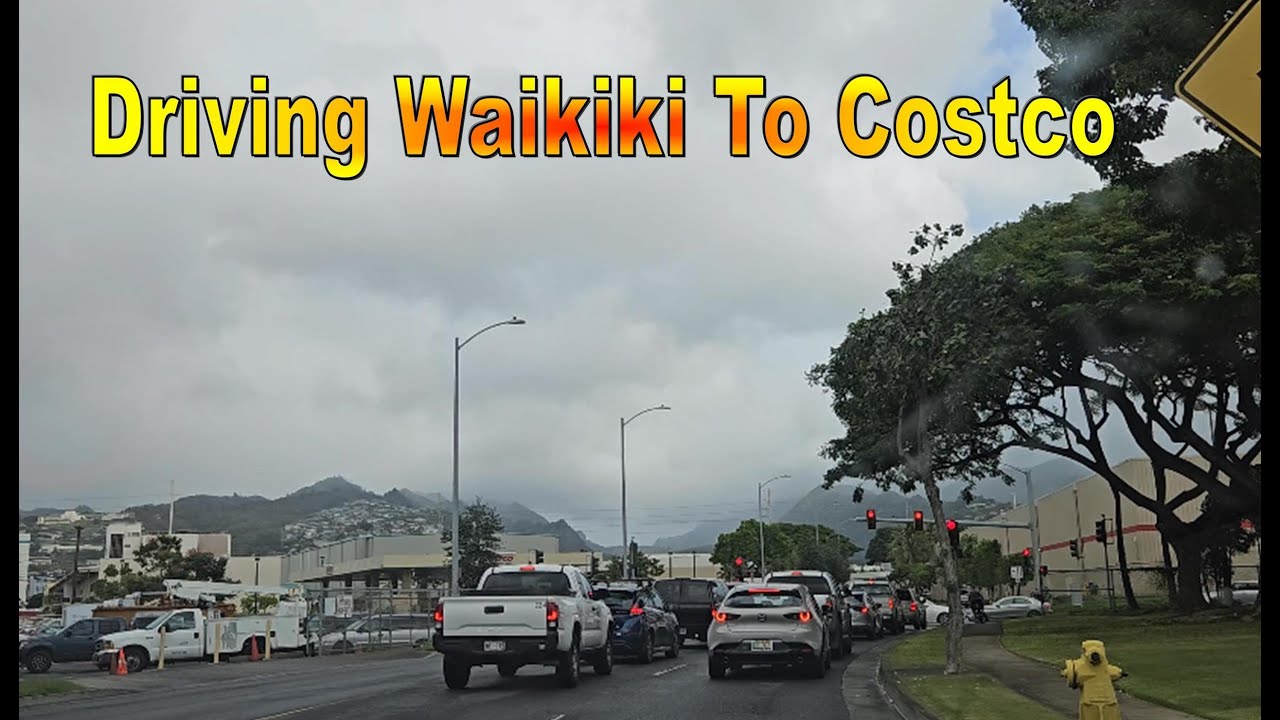[4K] Driving Waikiki to Costco Iwilei in Honolulu, Oahu, Hawaii YouTube