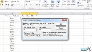 Find the Closest ZIP Code to a Target ZIP