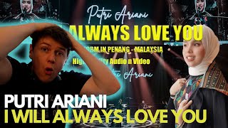 PUTRI ARIANI - I WILL ALWAYS LOVE YOU LIVE - IRISH REACTION