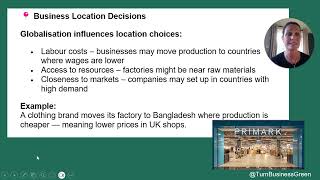 Understanding Globalization and Multinational Companies  GCSE Business OCR Unit 6