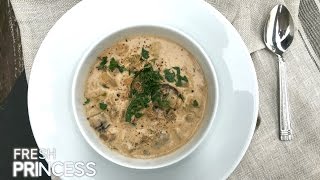 How to Make Creamy Mushroom Soup [Dairy-Free]   |  Fresh P
