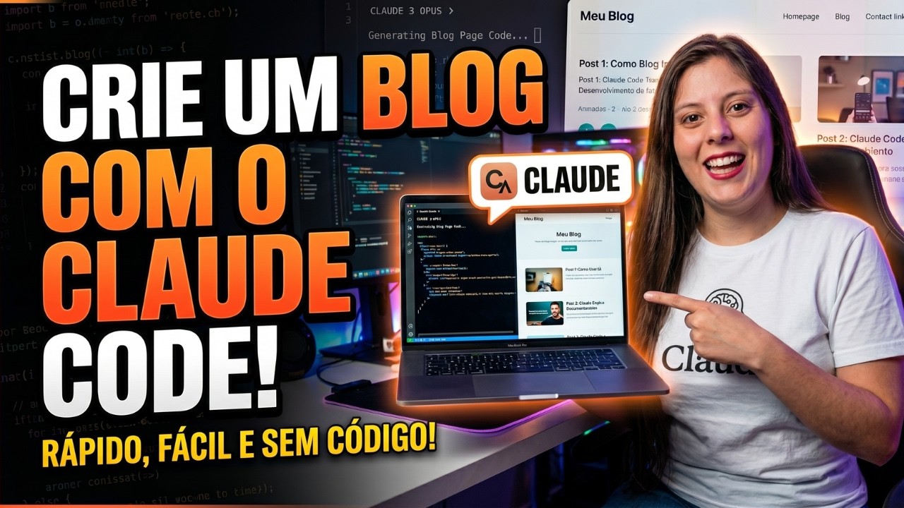 Como criar uma página de blog com Claude Code