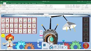 JUEGO CARTILLA APRENDE EL SONIDO DE LAS LETRAS español EXCEL para niños DOWNLOAD Speak speech screenshot 5