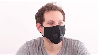 Mask With Filters, Washable With 6 Carbon Filters