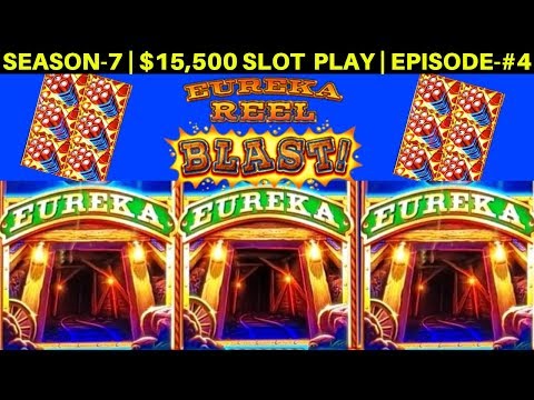 EUREKA Reel Blast Lock It Link Slot Machine Max Bet Bonuses | SEASON-7 | EPISODE #4