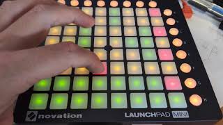 NodeJS Launchpad-mini 16 step Sequencer - midi to hydrogen