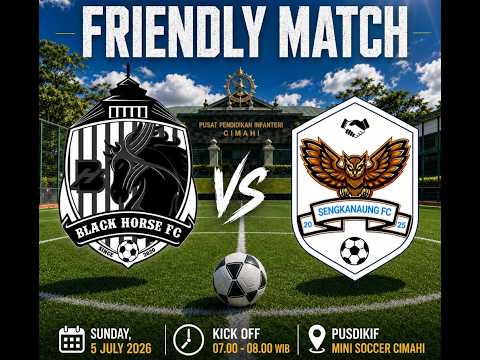 Full Friendly Match - Black Horse FC Vs Sengkanaung FC At Pusdikif Mini Soccer Cimahi (2026)