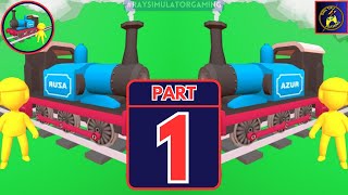 Rail Lands - Train Game Gameplay Walkthrough #day1 iOS, Android screenshot 2