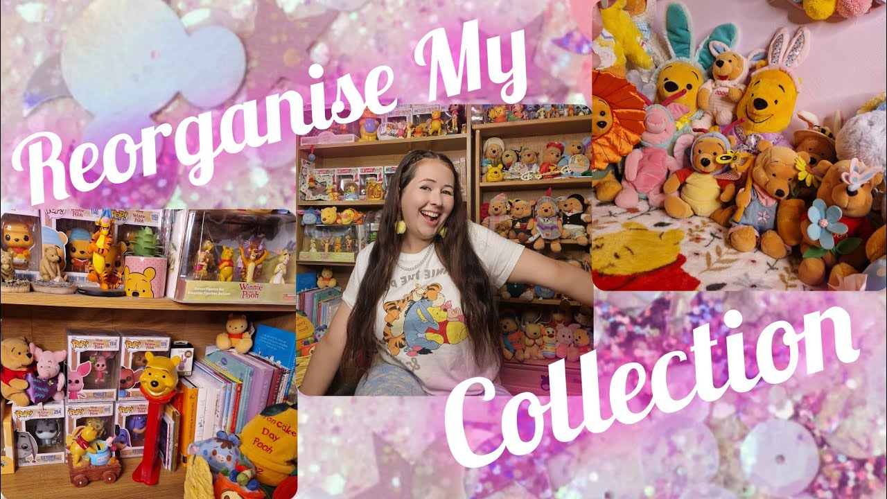 Reorganise My Winnie The Pooh Collection With Me | Plush, Funko's & More
