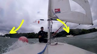Laser Sailors Capsize and Death Roll in 25 knots
