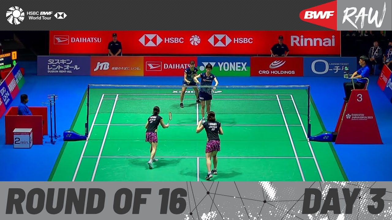 DAIHATSU Japan Open 2023 Day 3 Court 3 Round of 16