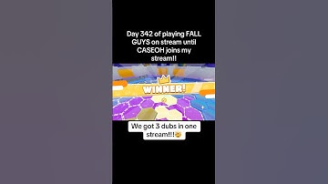 Day 342 of playing FALL GUYS on stream until CASEOH joins my stream!! #fypシ #fallguys #twitch