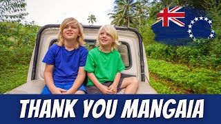 MANGAIA, COOK ISLANDS: THANK YOU FOR HAVING US! [Population: 500].
