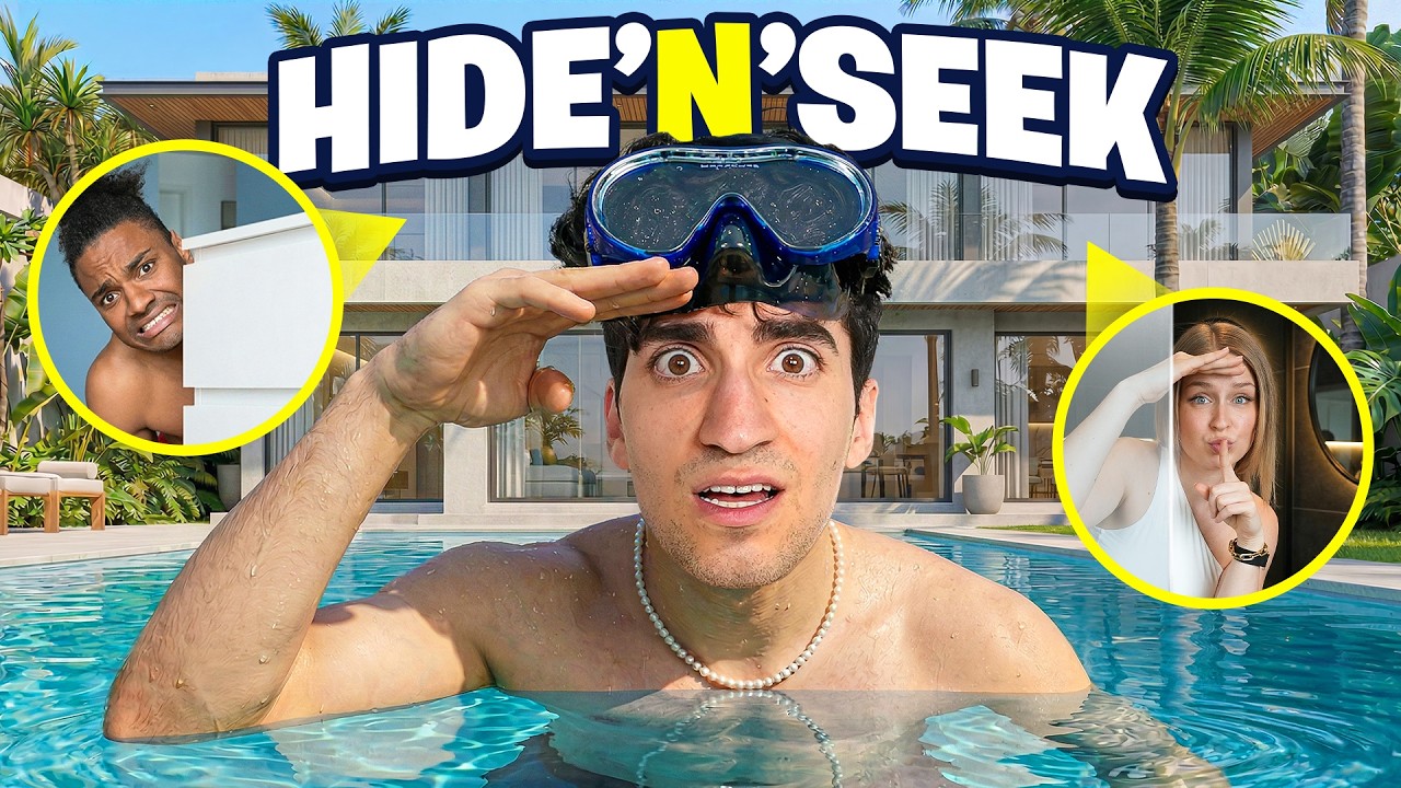 HIDE & SEEK in 5 MIO € Villa! 🌴 (ft. Rick, Theresa)
